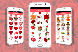 Romantic Rose Stickers スクリーンショット 2