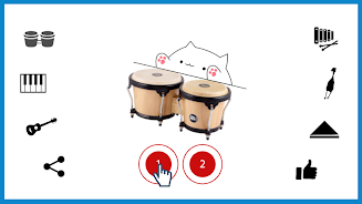 Bongo Cat Musical Instruments Schermafbeelding 1