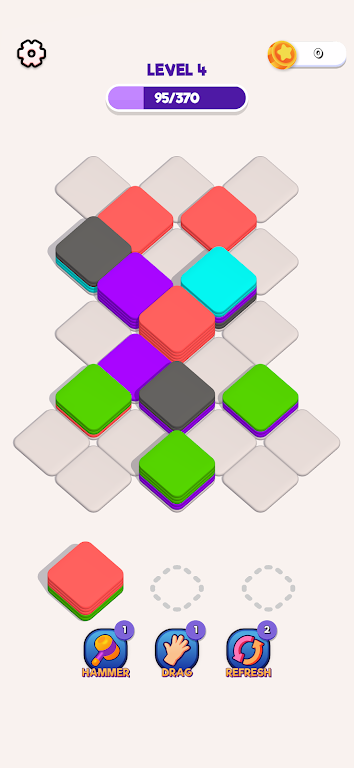 Block Sort 3D - ASMR Tile Sort 螢幕截圖 0