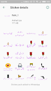 Urdu Sticker RAHI HIJAZI ภาพหน้าจอ 1