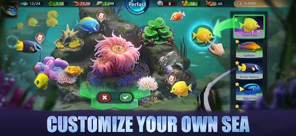 Top Fish: Ocean Game स्क्रीनशॉट 1