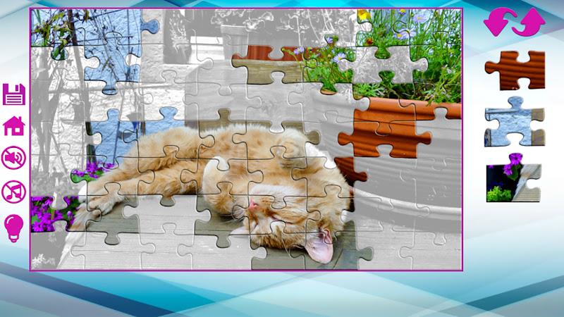 Big puzzles with cats Ekran Görüntüsü 2