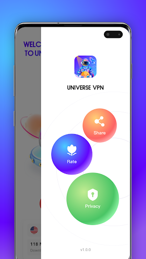 Universe VPN: Travel safely Capture d'écran 3