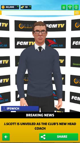 Soccer Club Management 2025 Скриншот 0