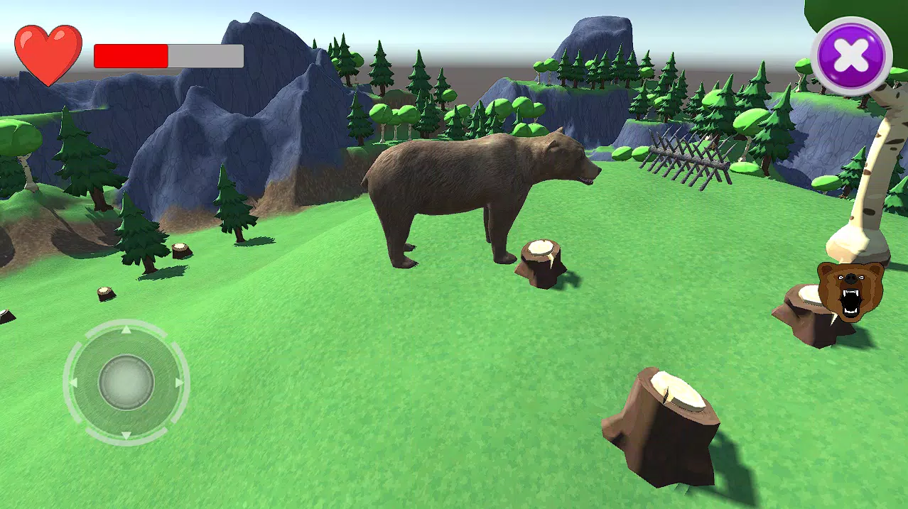 Bear simulator स्क्रीनशॉट 3