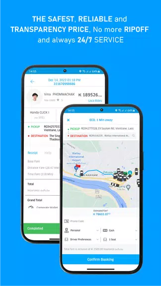 LOCA - Lao Taxi & Super App Ảnh chụp màn hình 2