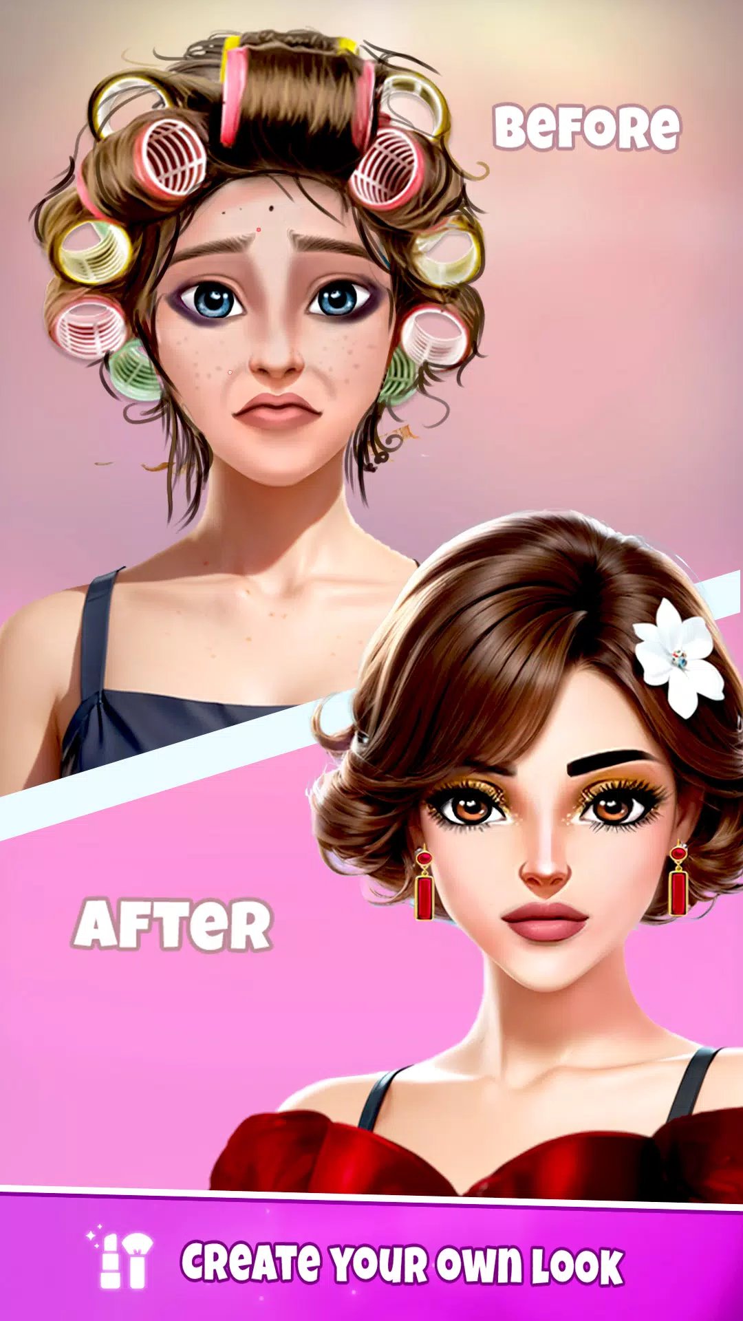 Fashion Dress Up, Makeup Game স্ক্রিনশট 1