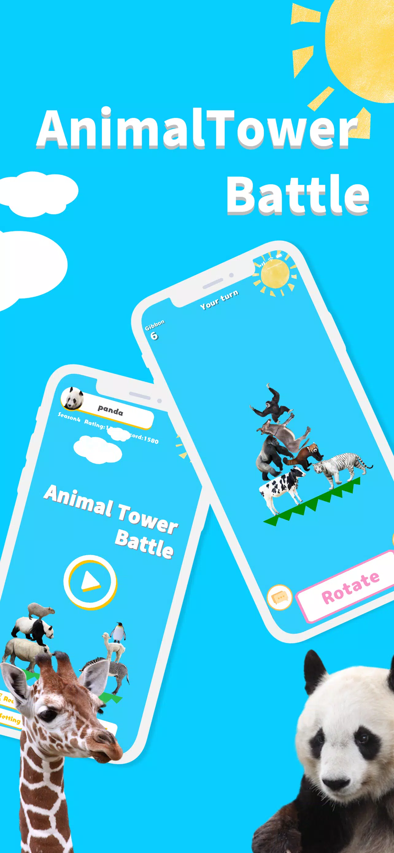 Animal Tower Battle Zrzut ekranu 0