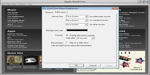 QuickTime Screenshot 1