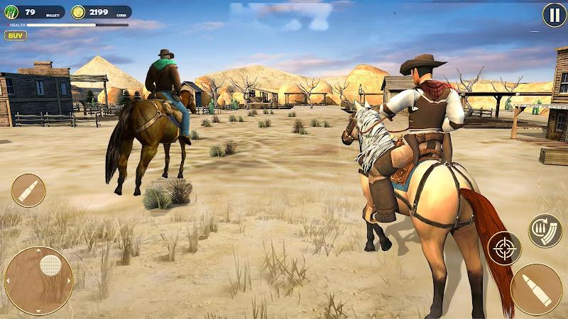 West Cowboy Game : Horse Game 스크린샷 2