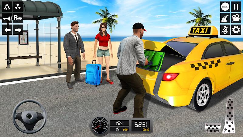 Taxi Simulator 3d Taxi Sim スクリーンショット 0