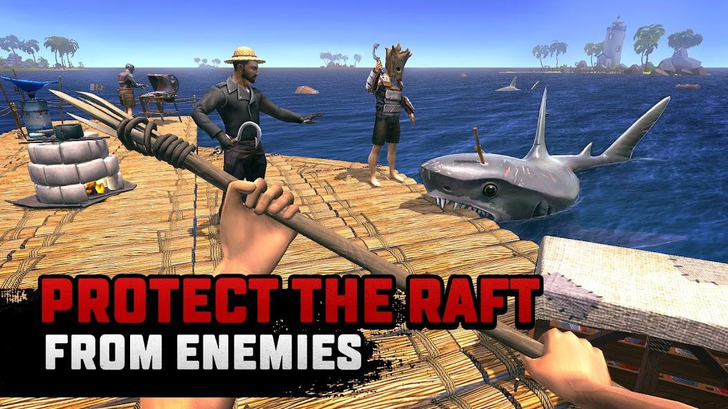 Raft® Survival: Multiplayer Mod ဖန်သားပြင်ဓာတ်ပုံ 2