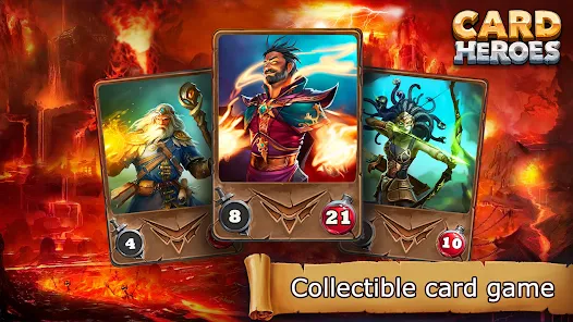 Card Heroes: TCG/CCG deck Wars Mod Screenshot 1