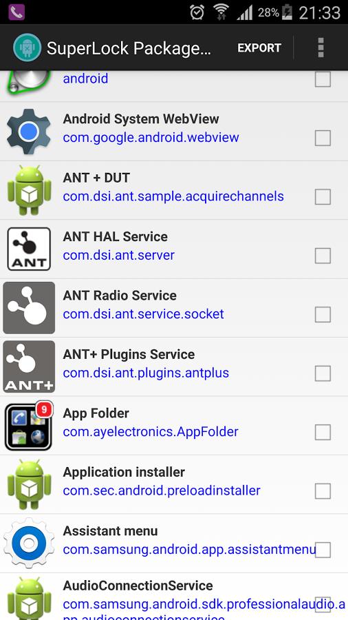 Package Disabler Pro (Samsung) Screenshot 0