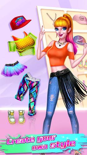 Dressup Hip Hop Girls Captura de pantalla 2