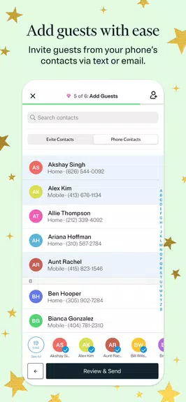 Evite: Email & SMS Invitations 螢幕截圖 1