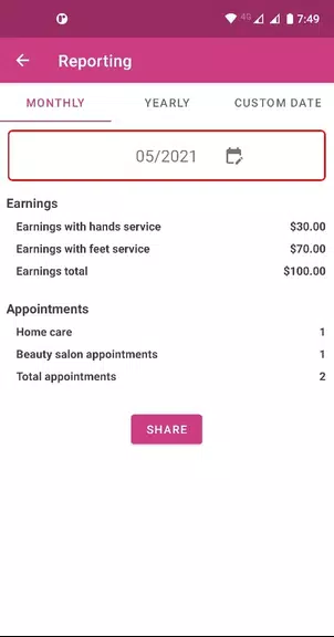 Agenda para Manicure App Скриншот 2