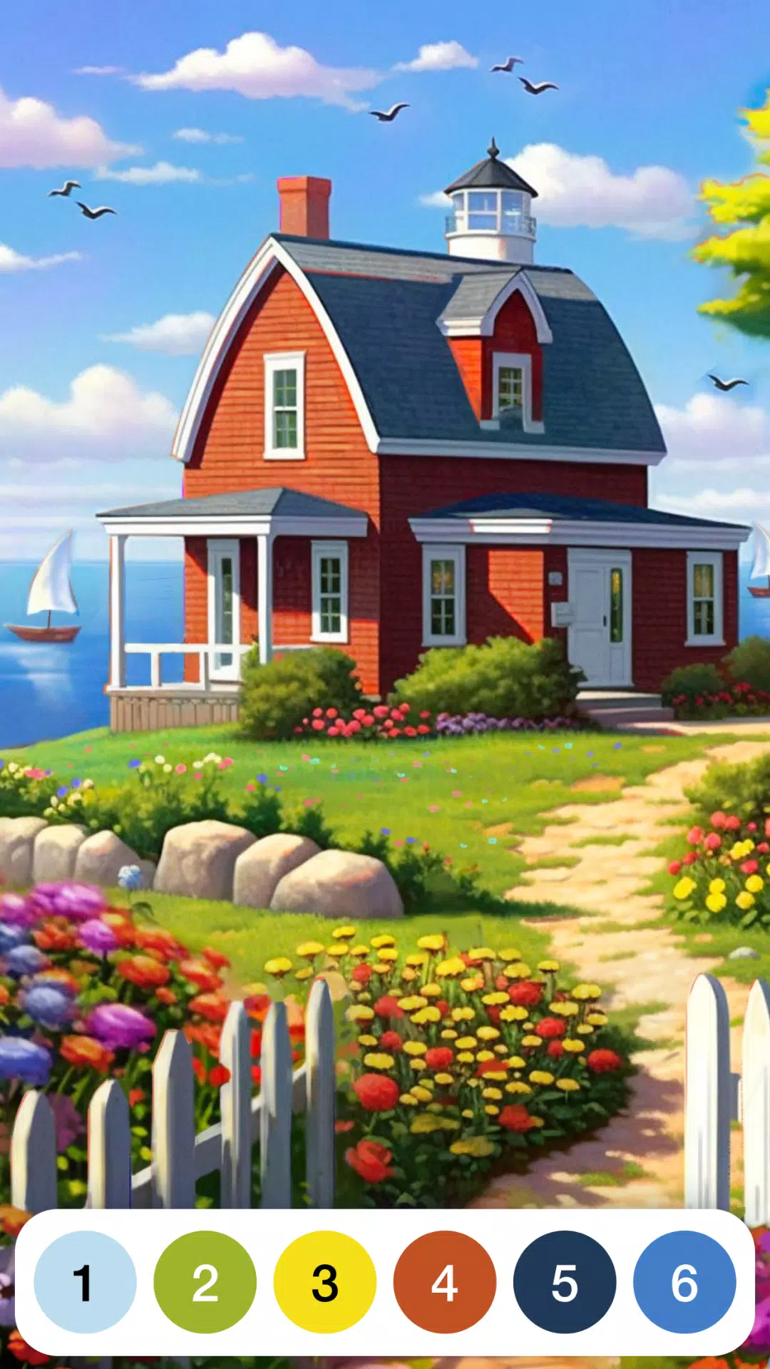 Paint by Number: Coloring Game Schermafbeelding 3