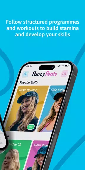 Fancy Feats -The Jump Rope App Captura de pantalla 3