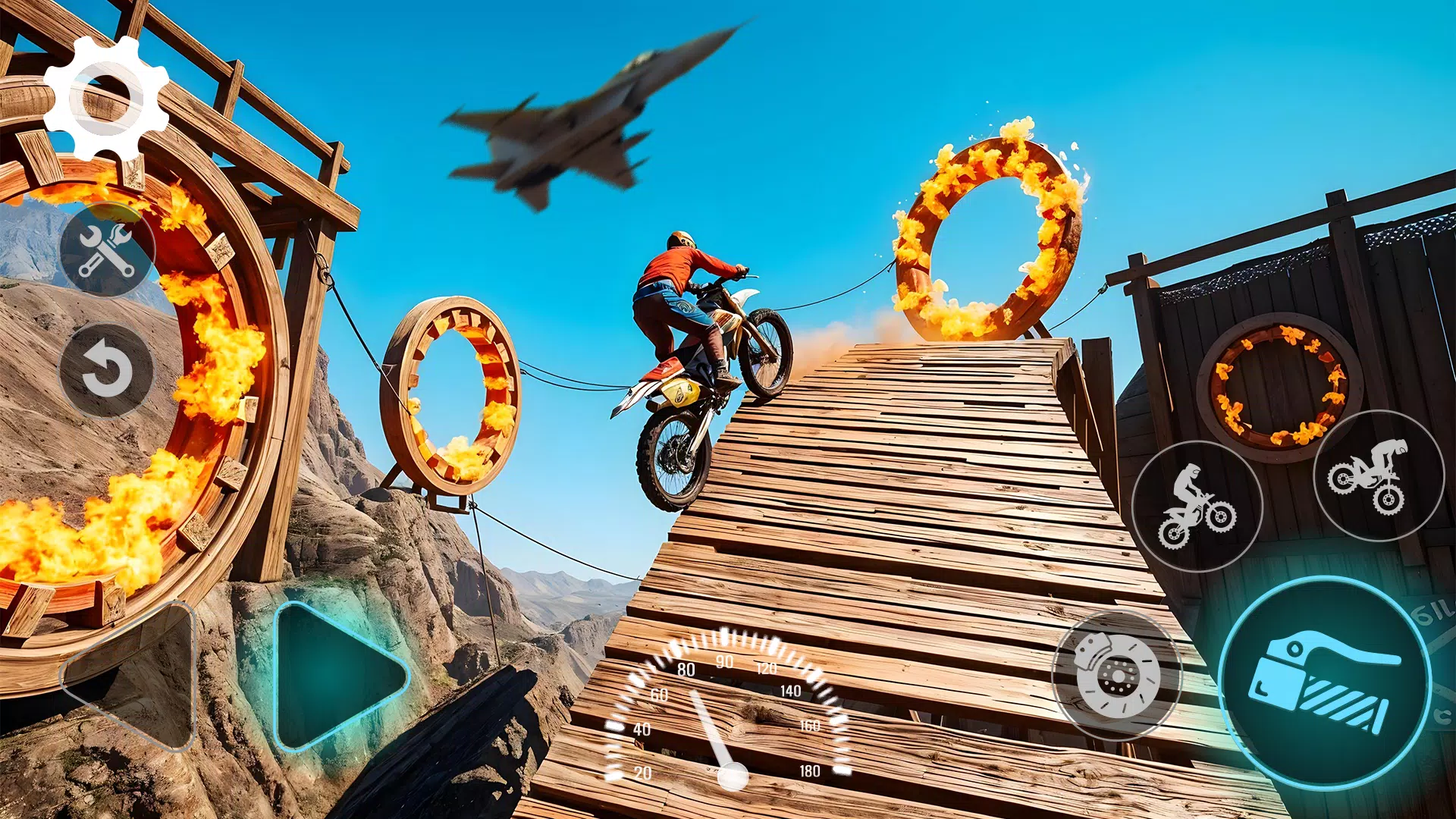 Schermata Stunt Bike Racing Challenge 3D 2