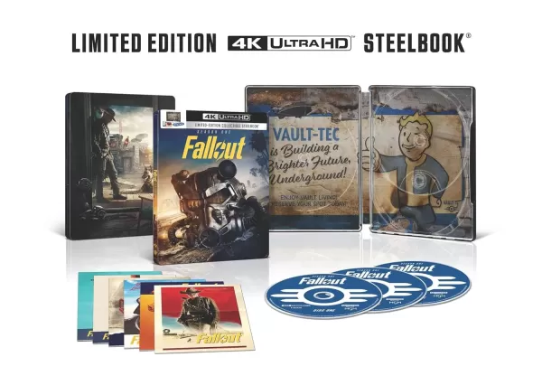 Fallout ရာသီ 1 4K UHD သံမဏိစာအုပ်မှတ်စုများဖွင့်လှစ်