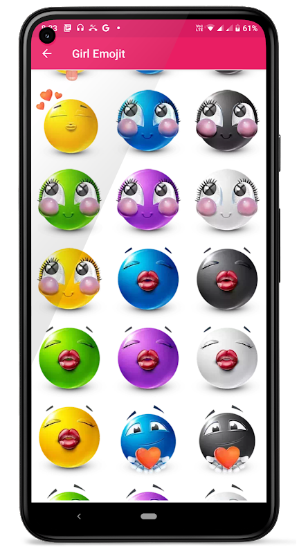 Kiss Me Love Stickers: Kiss Me Wallpaper Tangkapan skrin 1