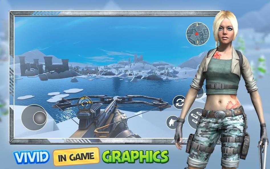 Survival Battle Offline Games Mod Ảnh chụp màn hình 1