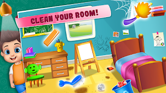 Little girl cleanup game 螢幕截圖 1