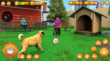 Pet Dog Family Adventure Games Captura de tela 0