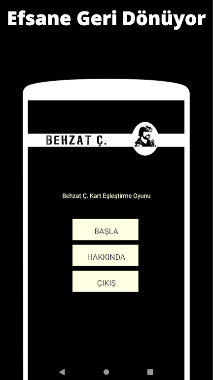 Behzat C. Card Matching Game Capture d'écran 0