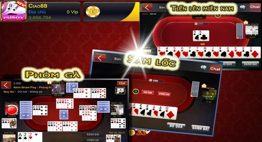 Game danh bai doi thuong Online PUSOY Screenshot 2