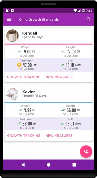 Child Growth Tracking Screenshot 0