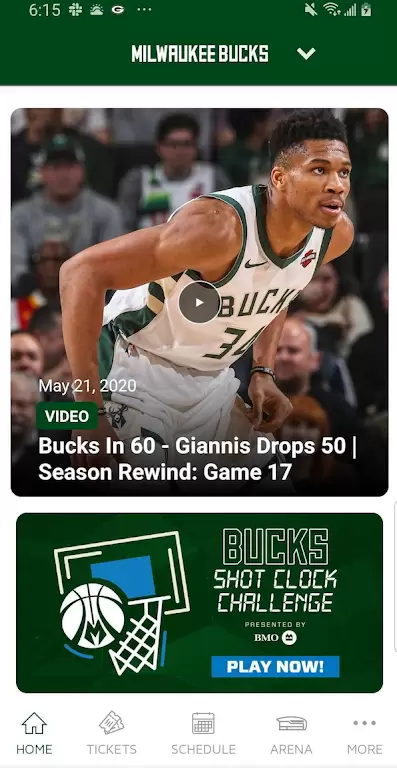 Bucks & Fiserv Forum App Captura de tela 0