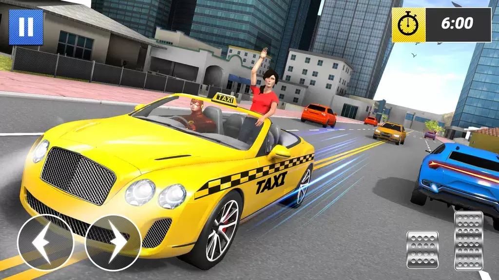 Superhero Car Games Taxi Games स्क्रीनशॉट 1