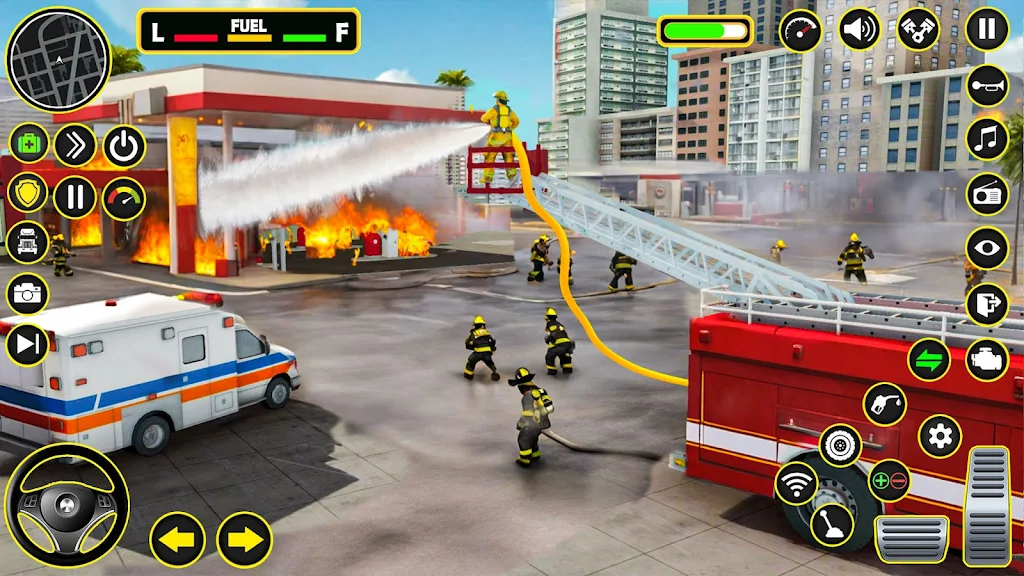 Fire Truck Firefighter Rescue Скриншот 3