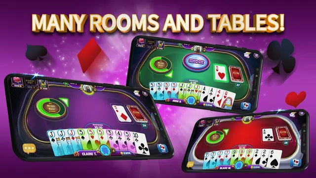 Gin Rummy Elite: Online Game Captura de tela 2