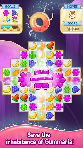 Gummy Gush: Match 3 Puzzle Captura de tela 0