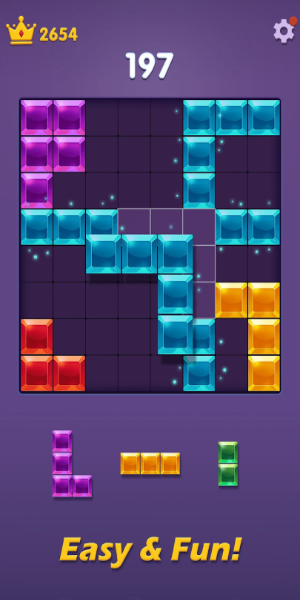 Blocks Puzzle: Gem Blast Screenshot 2