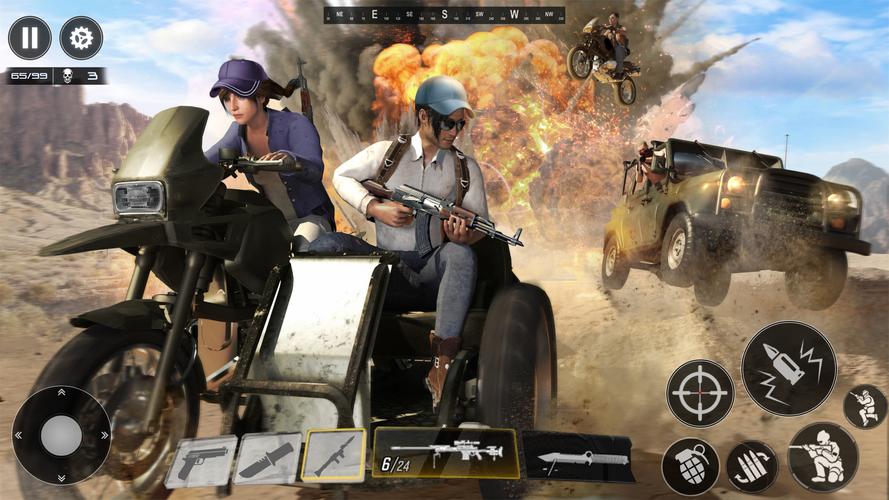 Battle Shooting FPS Gun Games Schermafbeelding 0