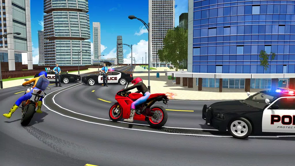 Schermata Police Car Vs Theft Bike 1