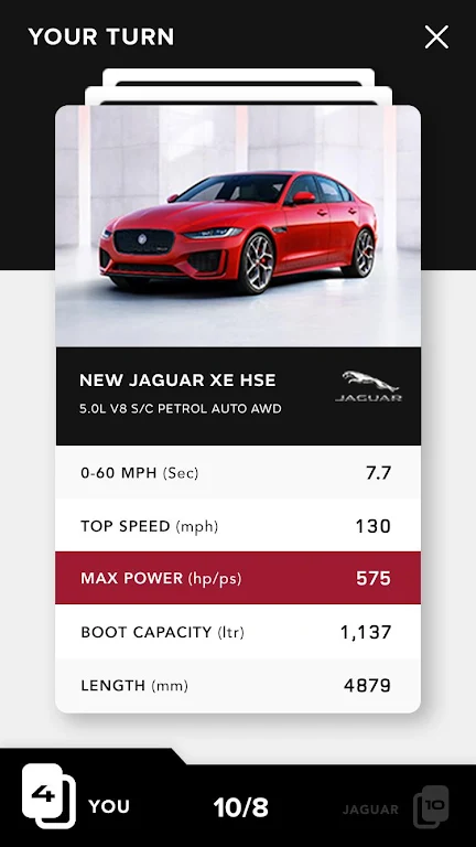 Schermata Jaguar Land Rover Top Trumps 1