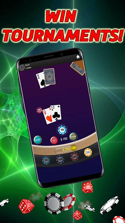 Black Jack for Winners: Card Game ภาพหน้าจอ 0