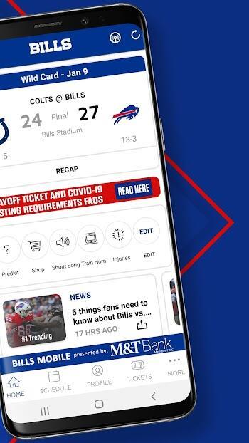 Buffalo Bills Mobile Mod ภาพหน้าจอ 2