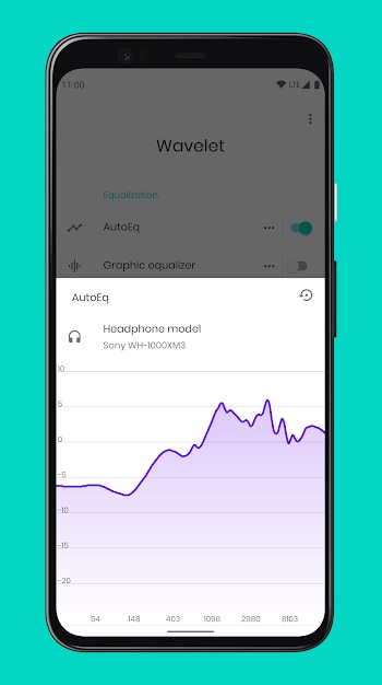 Wavelet: headphone specific EQ Captura de pantalla 0