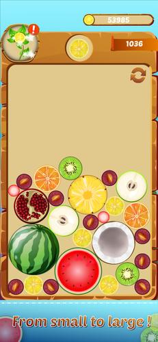 Fruit Merge - Addictive game. 螢幕截圖 0