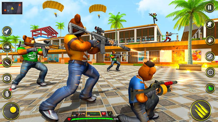 Teddy Bear Gun Shooting Game ภาพหน้าจอ 3