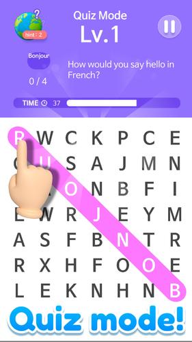 Word Search - Connect letters ဖန်သားပြင်ဓာတ်ပုံ 0