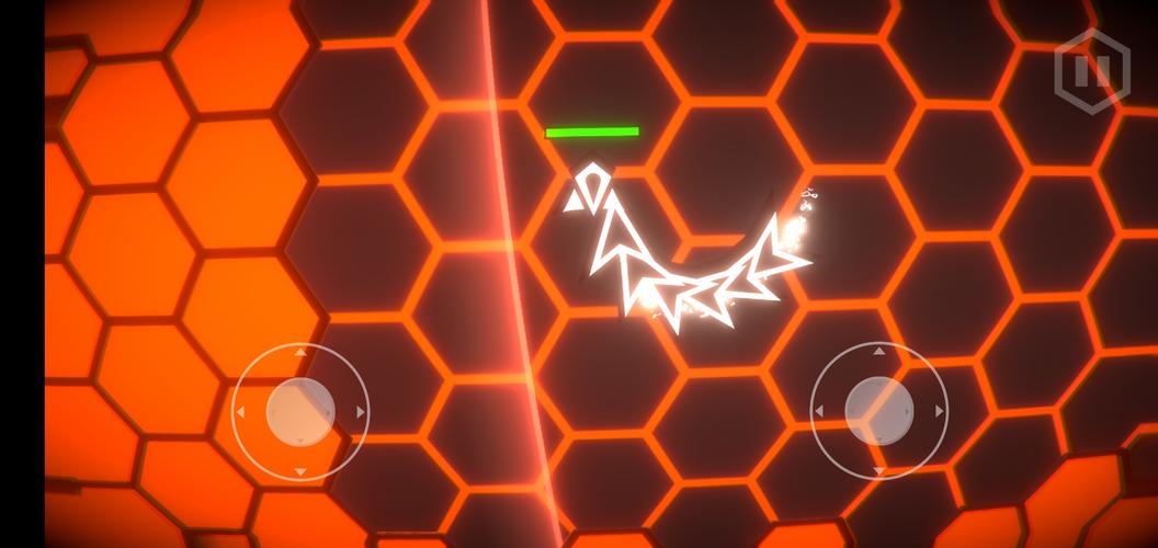 Hexa-Neon Shooter ภาพหน้าจอ 3