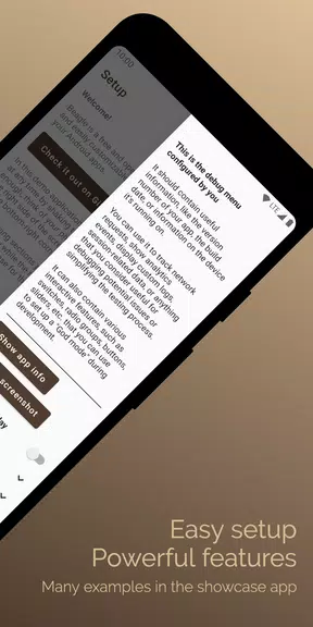 Beagle - Debug menu demo Скриншот 1