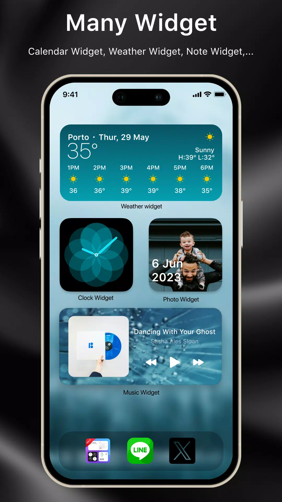 Laka Widgets: Widget OS 18 Schermafbeelding 2
